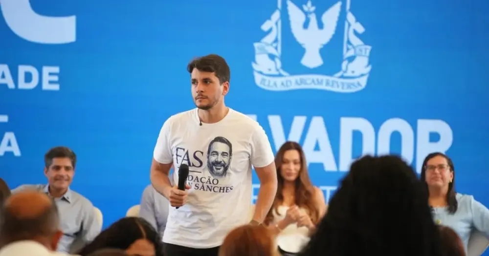 “Hoje esse hospital vira referência e leva o nome do meu pai”, diz Duda Sanches sobre maternidade em Salvador