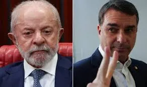 Pesquisa aponta Lula à frente de Flávio Bolsonaro 