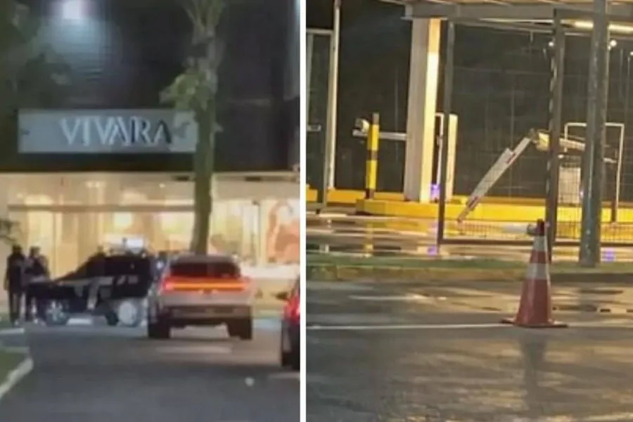 Loja da Vivara é assaltada por grupo armado no Outlet Premium 